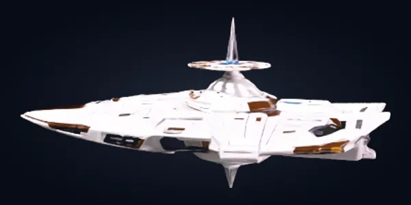 Корпус «Годспайр: Асцендент», коллекционный apex-flagship — рендер боевой модели из игры